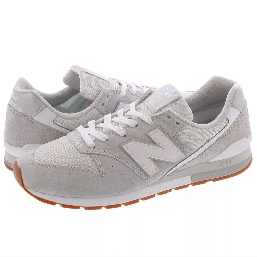 New Balance 996 [CM996SMG] Unisex Sneakers, Rain Cloud Grey, Mens 8/Womens 9.5